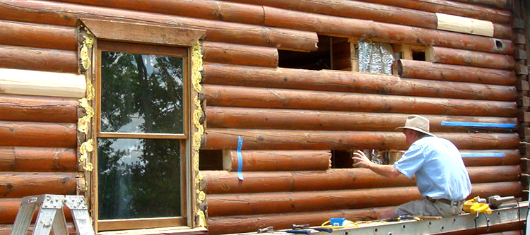 Log Home Repair Breckinridge County, Kentucky